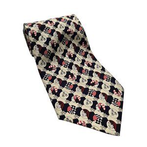 Adolfo Patterned Italian Silk Tie
